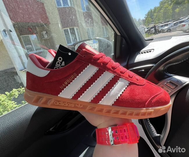 Adidas hamburg Red White р.41-46