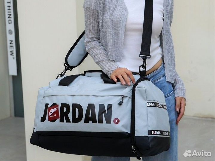 Сумка Jordan спортивная, дорожная, отдел для мяча