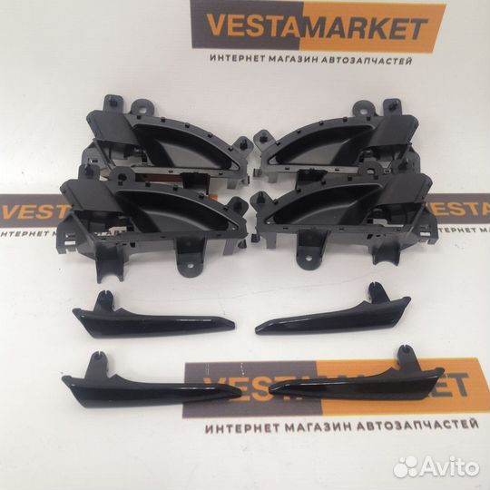 Внутренние ручки дверей Веста черный лак