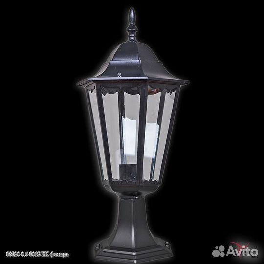 Фонарь уличный столб Бронза Черный 114см новые