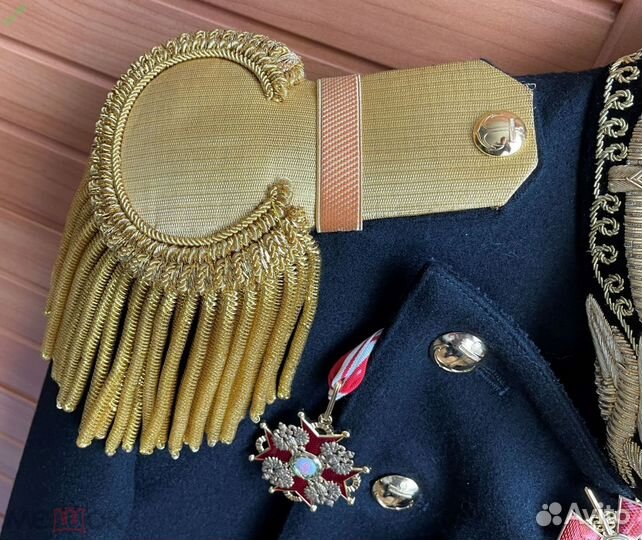 Мундир царский офицер капитан 1 ранга риф обр.1856