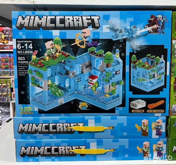 Конструктор майнкрафт лего