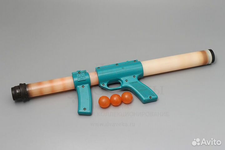 Детское цилиндрическое помповое ружье СССР