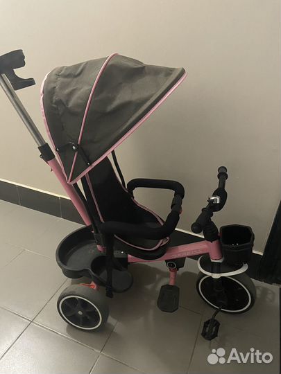 Трехколесный велосипед коляска