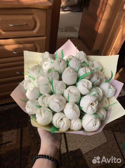 Букеты из фруктов и конфет (сладкие)