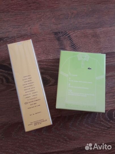 Набор духов lacoste мужской и женский по 100мл