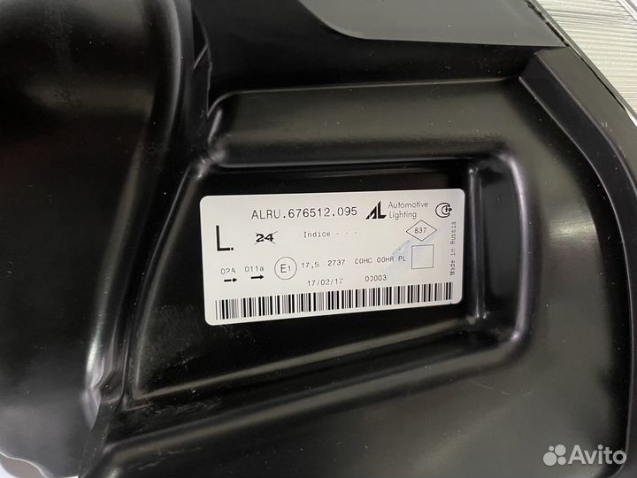 Фары Рено Дастер Дорестайлинг Белые