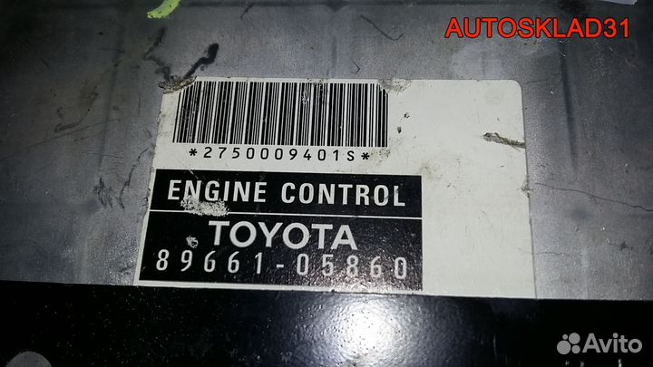 Эбу Toyota Avensis 1.8 1zzfe 8966105860 Бензин