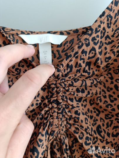 Топ леопардовый H&M