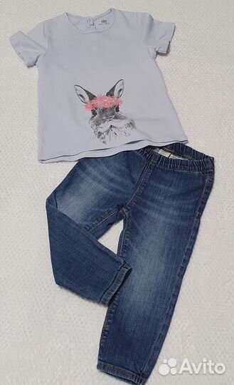 Вещи пакетом на девочку 92 La Redoute hm