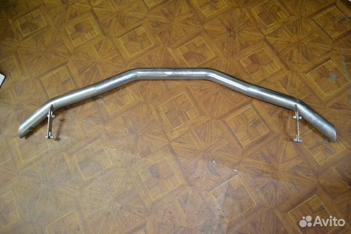 Защита переднего бампера Рено Сандеро 2