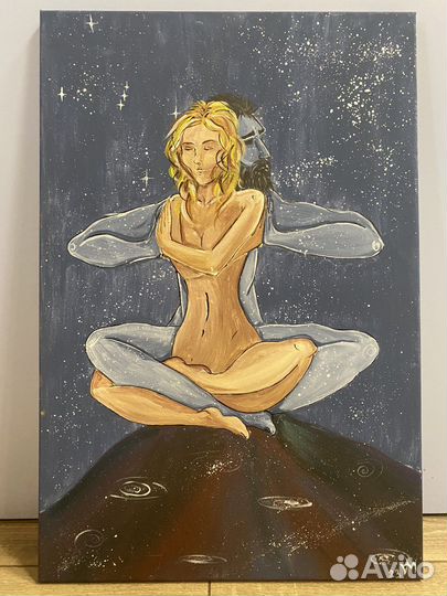 Картина на холсте ручная работа