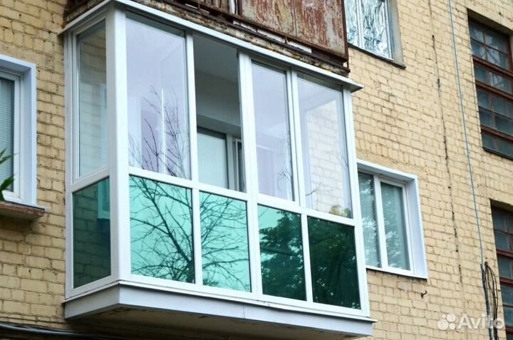 Остекление балконов и лоджий в рассрочку I0567