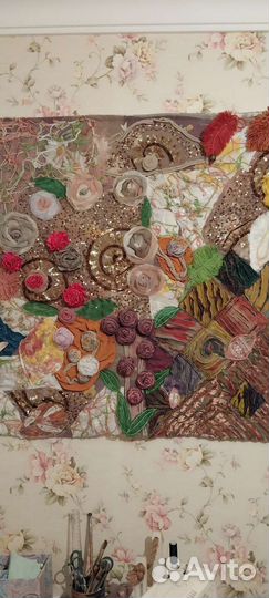 Панно текстильное