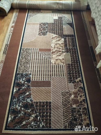 Ковер настоящая шерсть прямые линии