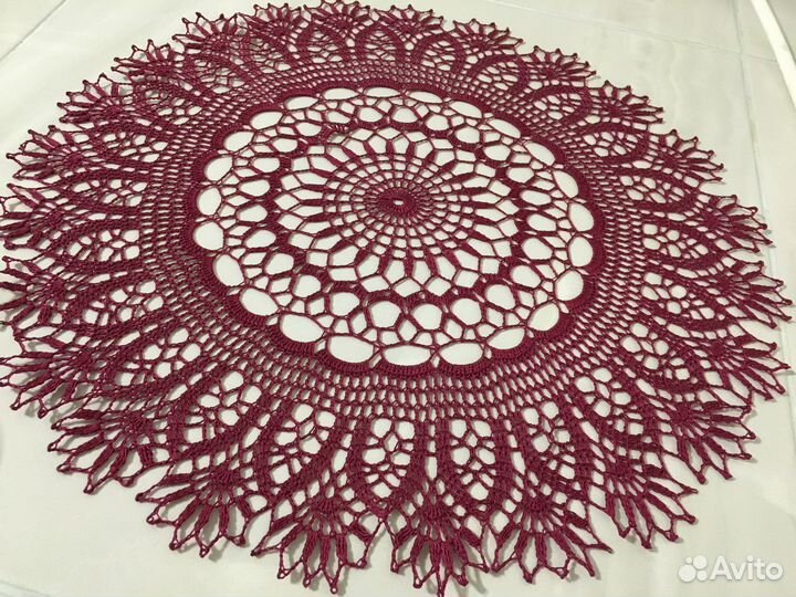 Салфетка вязаная крючком