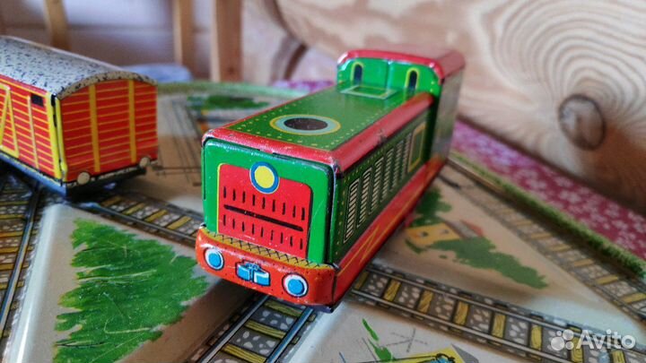 Маневровый локомотив лзм игрушка СССР