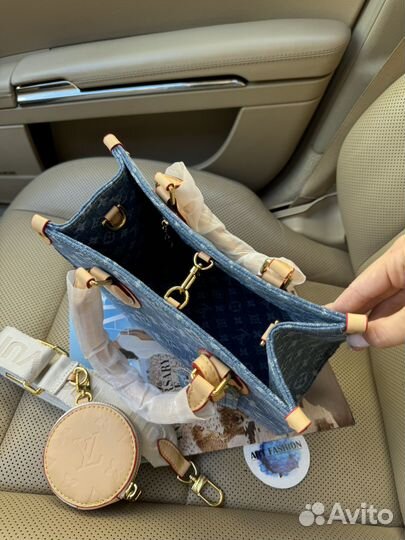 Сумка Louis Vuitton Onthego PM Denim