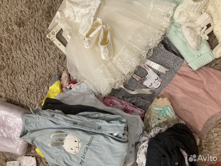 Вещи на девочку от 0 мес до 7