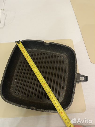 Сковорода гриль со съемной ручкой