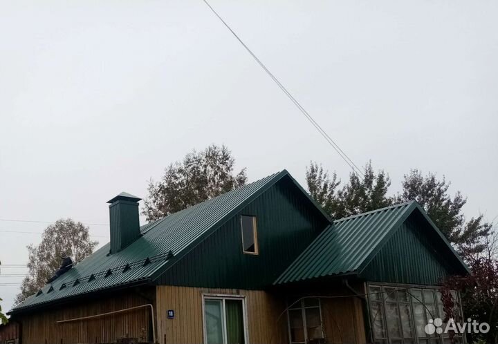 Монтаж кровли.Крыша