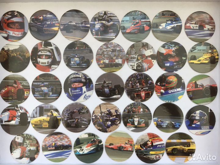 Фишки из 90х,power caps F1 (редкие)