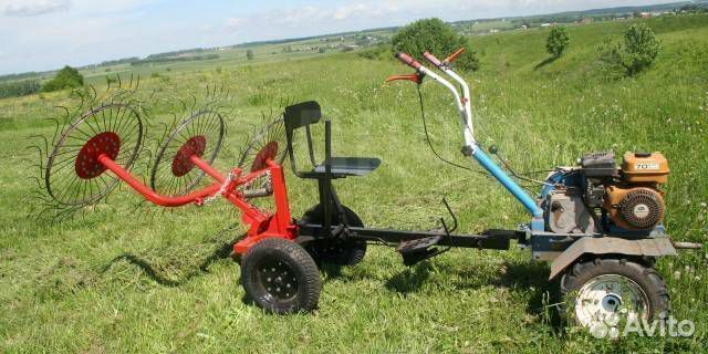 Ворошилка для мотоблока