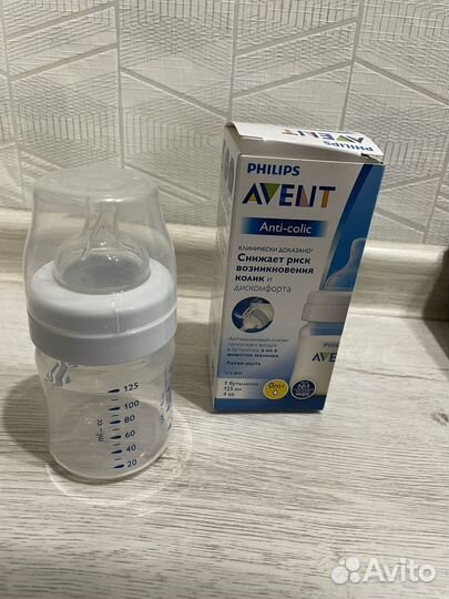 Бутылочка антиколиковая avent новая