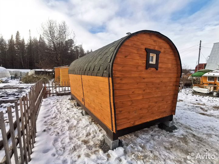 Баня бочка под ключ от производителя