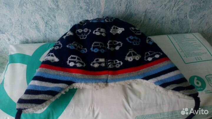 Шапка на мальчика до 2х лет