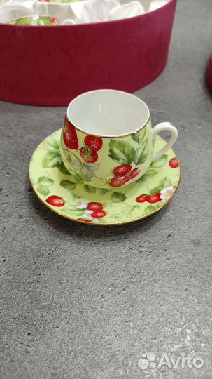 Чайный кофейный сервиз фарфор (Китай)