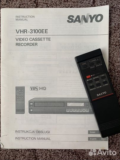 Кассетный видеомагнитофон Sanyo