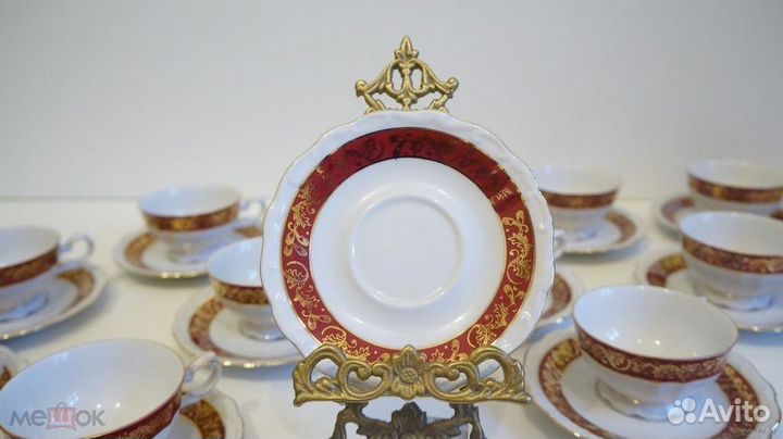 Чашка тарелка чай Германия Бавария