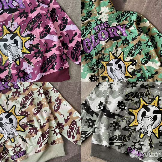 Glory gang зип худи мерч Chief Keef'а y2k