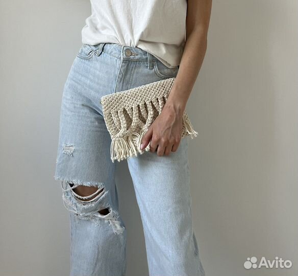 Сумка макраме женская / сумка для отдыха
