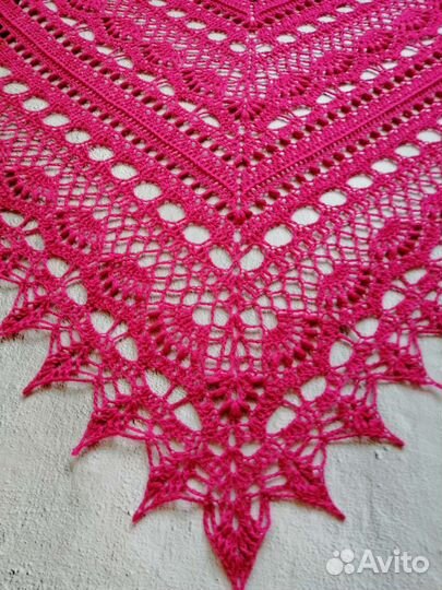 Шаль ручной работы