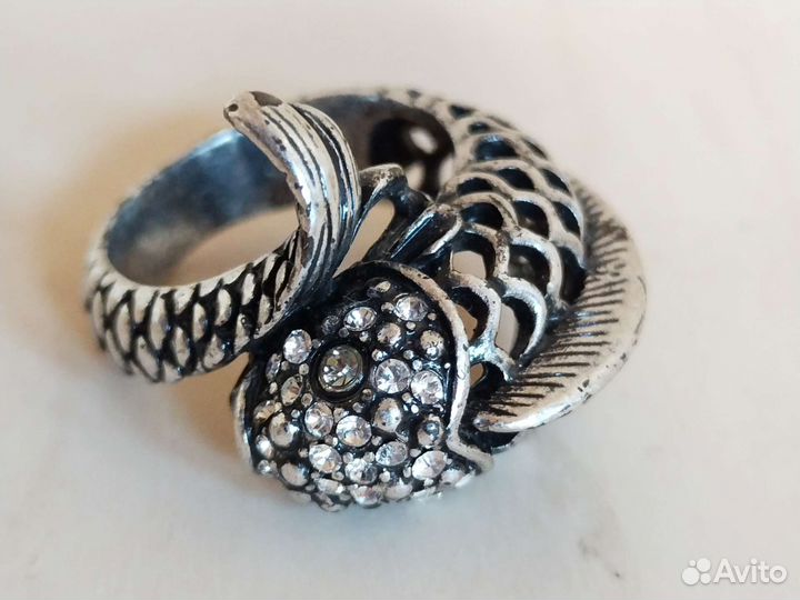 Обмен Кольцо Рыба р.17,5