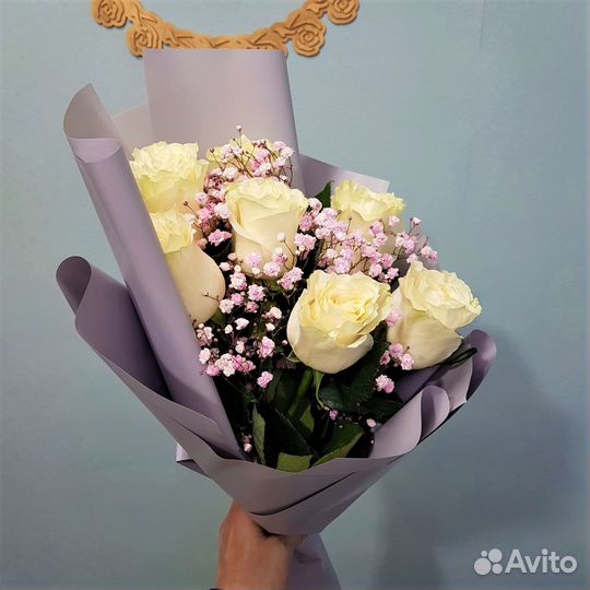 Доставка 46-10-00 Цветов. Авторский букет № 6