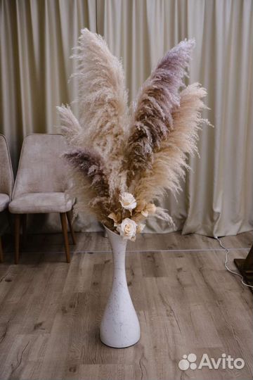 Пампасная трава (отборные ), сборка композиций