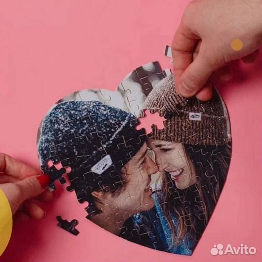 Магнитный пазл Сердце 14 февраля