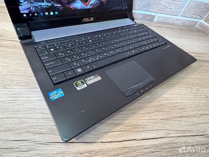 Ноутбук asus N53SM(core I7-2670QM+GF GT 630M 2GB)