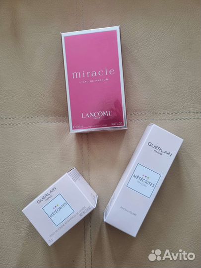 Lancome miracle, Gerlain meteorites