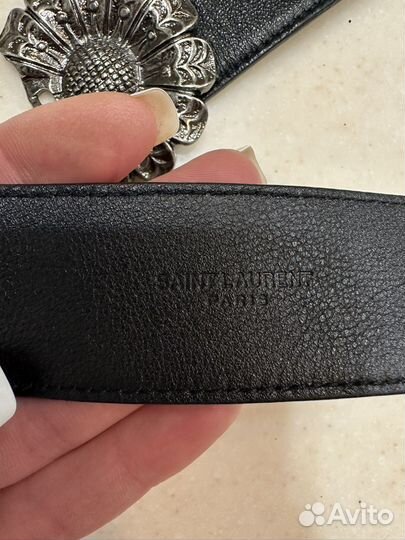 Ремень денскмй Saint Laurent оригинал