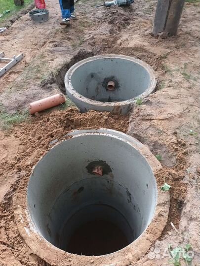 Септик под ключ из жби колец