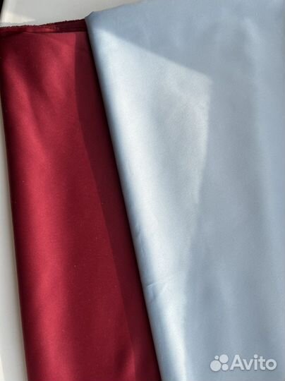 Отрез ткани сатин стрейч