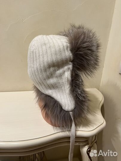 Шапка для девочки Chobi с чернобуркой