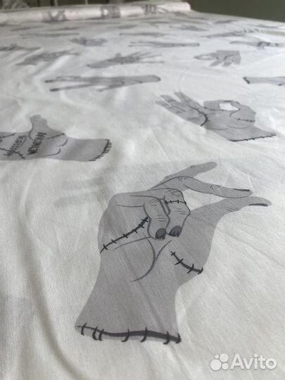 Перкаль, 100 хлопок,ширина 220см, ручки Венздей