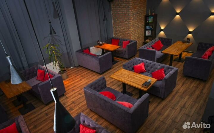 Кальян-бар / кальянная с современным ремонтом