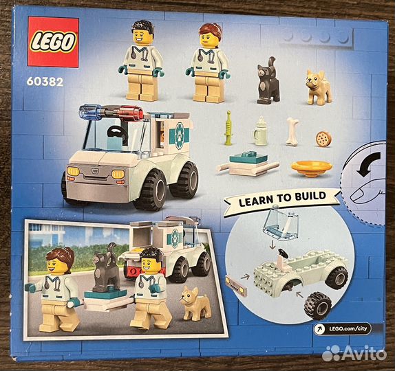 Lego city 60382 Ветеринарный фургон