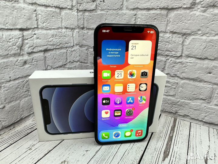iPhone 12 128gb Black идеал 100Акб